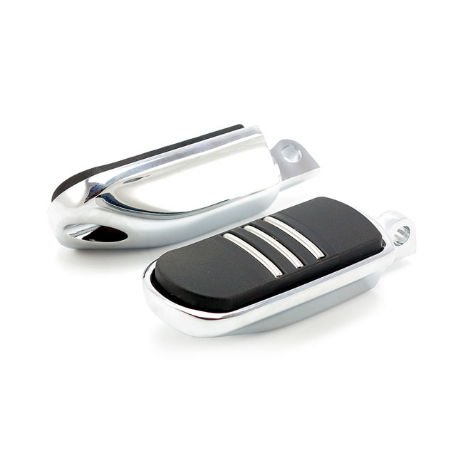 Galaxy, foot peg set chrome - Alla traditionella H-D hanfästen. (Exkl. ryttare/passagerare på: 18-24 Softails; 20-21 Livewire. Exkl. ryttare plats på: 15-20 XG; 10-22 XL1200X/XS; 11-20 XL1200C; 12-16 XL1200V)