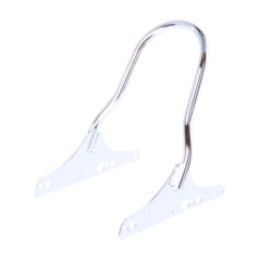 Sissy bar kit 10.50" upright chrome - 16-20 XL Sportster1200CX Roadster med 2-up stol; 07-22 XL Sportster med solostol
