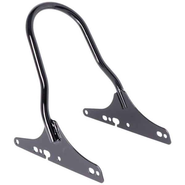 Sissy bar kit 10.50" upright black - 16-20 XL Sportster1200CX Roadster med 2-up stol; 07-22 XL Sportster med solostol - Bild 2
