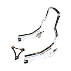 Sissy bar kit 12" upright. Chrome - Softail: 18-20FLDE Deluxe 107; 20-24 FXST Softail Standard 107; 18-21 FLHC Heritage Classic 107; 18-24 FLHCS Heritage Classic 114; 18-21FLSL Slim 107; 18-20FXBB Street Bob 107; 21-24 FXBBS Street Bob 114