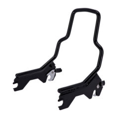 Sissy bar kit 8.5" upright black - Softail: 18-20FLDE Deluxe 107; 18-21FLHC Heritage Classic; 18-24 FLHCS Heritage Classic 114; 18-21FLSL Slim 107; 18-20FXBB Street Bob 107; 21-24 FXBBS Street Bob 114; 20-24 FXST Softail Standard 107