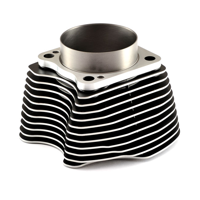 Replacement cylinder 88"/96" Twin Cam, front/rear. Black - 99-17 88"/96" Twin Cam
