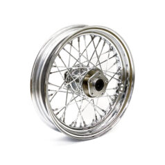 3.00 x 16 front wheel 40 spokes chrome - 84-98 FLT/Touring; FLHT, FLHR, FLTR
