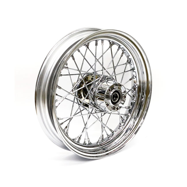3.00 x 16 rear wheel 40 spokes chrome - 12-17 Softail (ABS)
