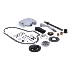 Sportster kick start kit. Chrome - 73-76 XLCH