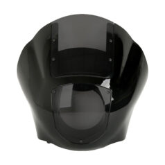 Quarter fairing kit, with dark tinted windshield - 86-94 FXR; 95-05 Dyna (exkl. FXDWG, FXDXT, FXLR); 88-12 XL Sportster (exkl. XL883C/N, XL1200C/CX/N/T/X och 11-20 XL883L) med 39 mm gaffelrör och 58165-96A dockningsutrustning