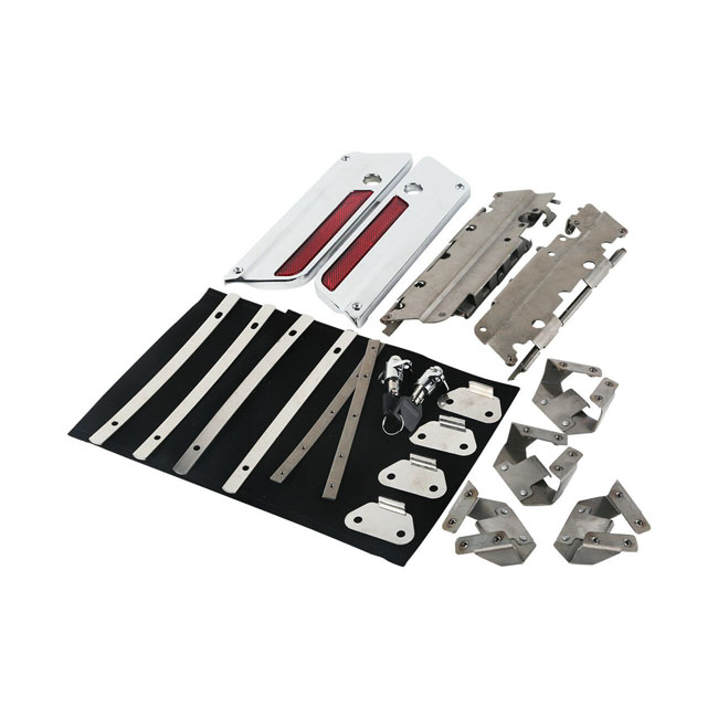 Saddlebag lid latches and hardware - 96-13 FLT/Touring