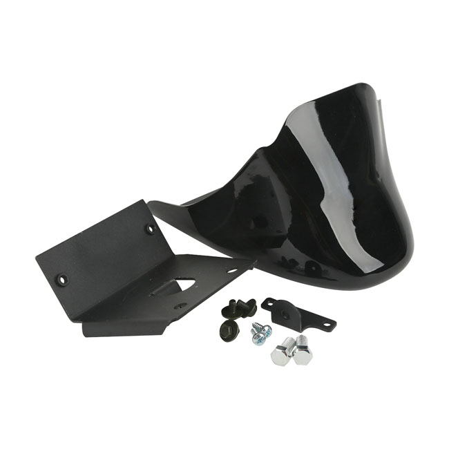 Sportster chin spoiler. Black painted finish - 04-22 XL Sportster
