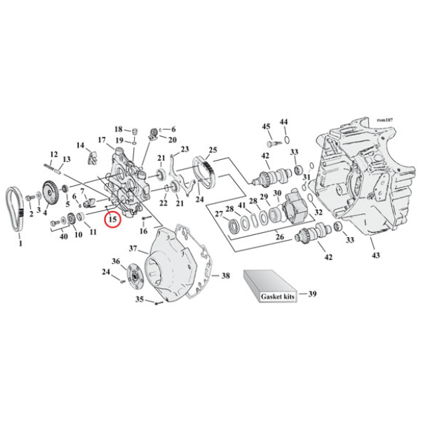 Roll pin - Passar till: > Bland annat:
L81-E82 FL : solenoid. 
80-00 5-växlad Big Twin (Exkl. 2000 Softail) : Transmission, växelkamstöd (1 använd). 
99-17 Twin Cam: Kamaxelstödplatta (1 används). 
17-24 M8: Oljepumphus (1 använt). 
91-03 5-växlad XL Sportster  : Passar i växelväxellåda (1 använd).