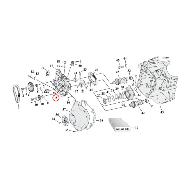 Roll pin - Passar till: > Bland annat:
L81-E82 FL : solenoid. 
80-00 5-växlad Big Twin (Exkl. 2000 Softail) : Transmission, växelkamstöd (1 använd). 
99-17 Twin Cam: Kamaxelstödplatta (1 används). 
17-24 M8: Oljepumphus (1 använt). 
91-03 5-växlad XL Sportster  : Passar i växelväxellåda (1 använd).