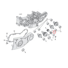 Woodruff key, XL Sportster - 01-22 XL Sportster; 08-12 XR1200