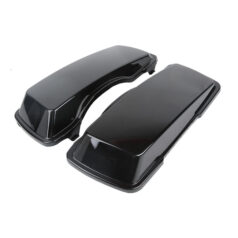 Saddlebag lid set. Black - 94-13 FLT/Touring