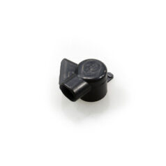 Battery cable boot. Black rubber - Olika H-D modeller