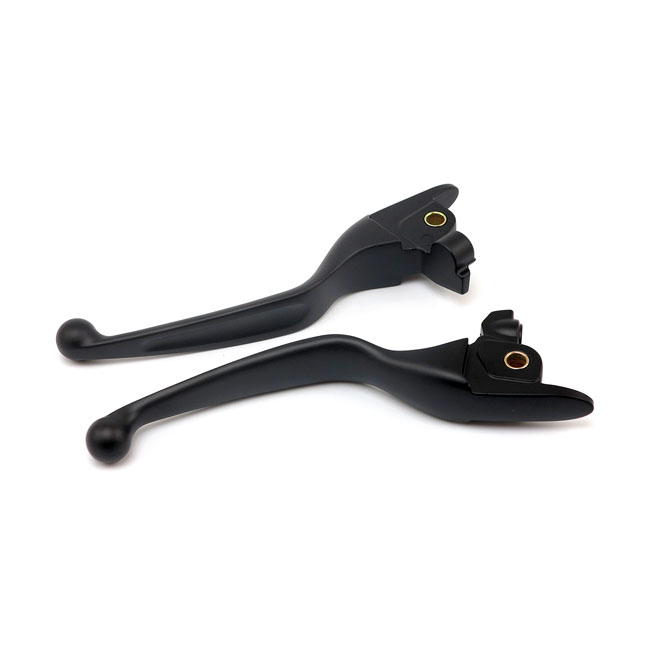 Handlebar lever kit, wide blade, black - Hydrauliskt manövrerad koppling - 17-20 FLT/Touring; 19-20 Trikes