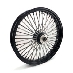 MCS Radial 48 fat spoke front wheel 3.50 x 23 DF black - Anpassade applikationer
