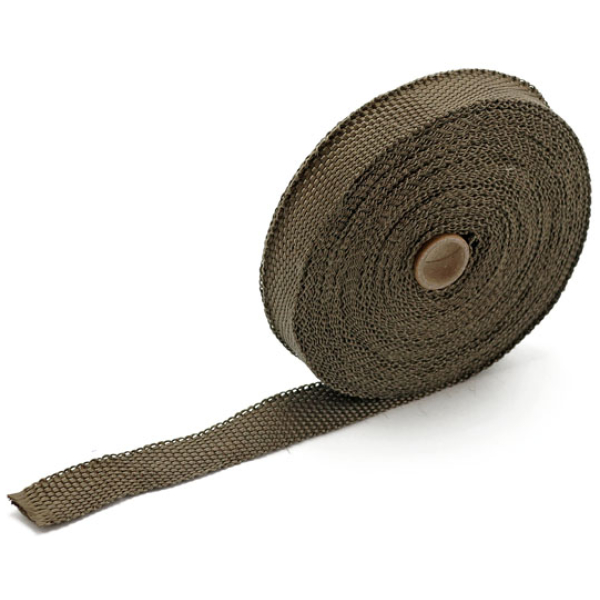 Exhaust insulating wrap. 1" wide copper - Universal