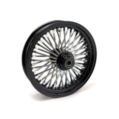 MCS radial 48 fat spoke front wheel 3.50 x 16 SF black - 04-05 FXDWG
