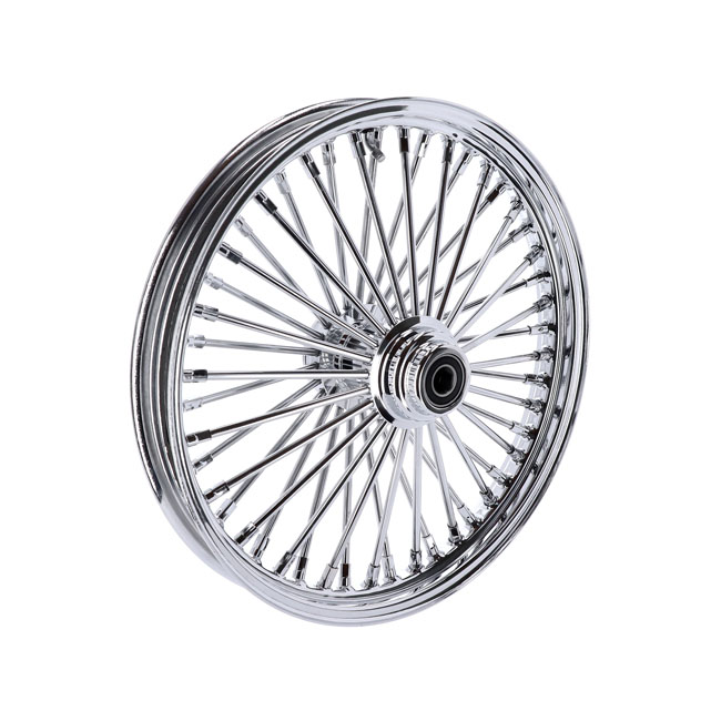 MCS radial 48 fat spoke front wheel 2.15 x 19 SF chrome - 04-05 FXDWG