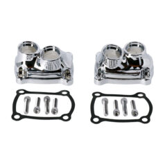 M8 tappet block covers, chrome - 18-24 Softtail; 17-24 FLT/Touring, 17-24 Trikes