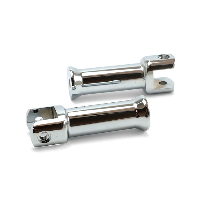 M8 Softail passenger footpeg mounts, chrome - 18-24 Softail (exkl. 19-20 FXDRS)