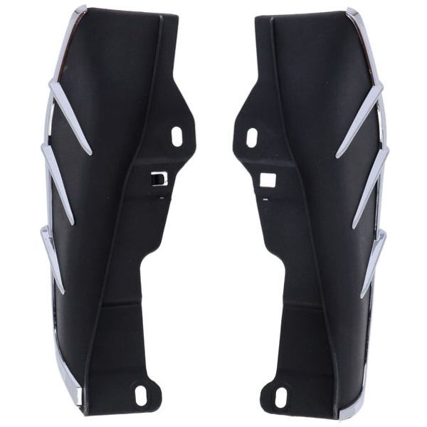 Seat heat deflector set. Black with chrome trim - 09-24 FLT/Touring (exkl. 23-24 FLHXSE, FLTRXSE; 2024 FLHX, FLTRX och FLTRXSTSE) - Bild 2