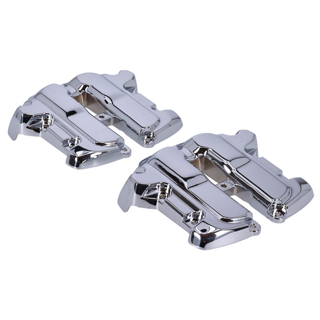 M8 Rocker box cover set. Chrome - 18-24 Softtail; 17-24 FLT/Touring; 17-24 Trikes