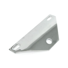 Custom headlamp mount bracket. Chrome - 71-87 XL Sportster, FX, FXR (exkl. FXLR, FXRS); Många anpassade applikationer
