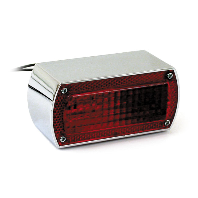 Knight taillight. Chrome - Universal