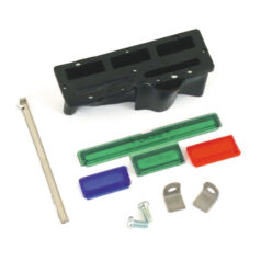 Lens & support kit, for die-cast dash - 68-90 FLH, FXWG, Softail
