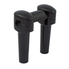 Widow riser set. 5" rise. Black - De flesta 73-up H-D med1-1/4" styre