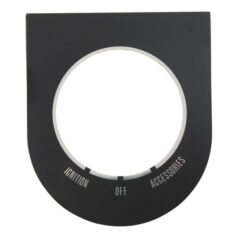 Ignition switch decal - 01-15 Softail; 16-17 FLSTF/B/BS; 02-03 FXD/L/WG/X/XT