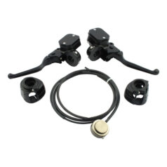 Handlebar control hydr. clutch conversion kit. Black - 96-06 Softail; 96-05 Dyna. (Endast modeller med en skiva)