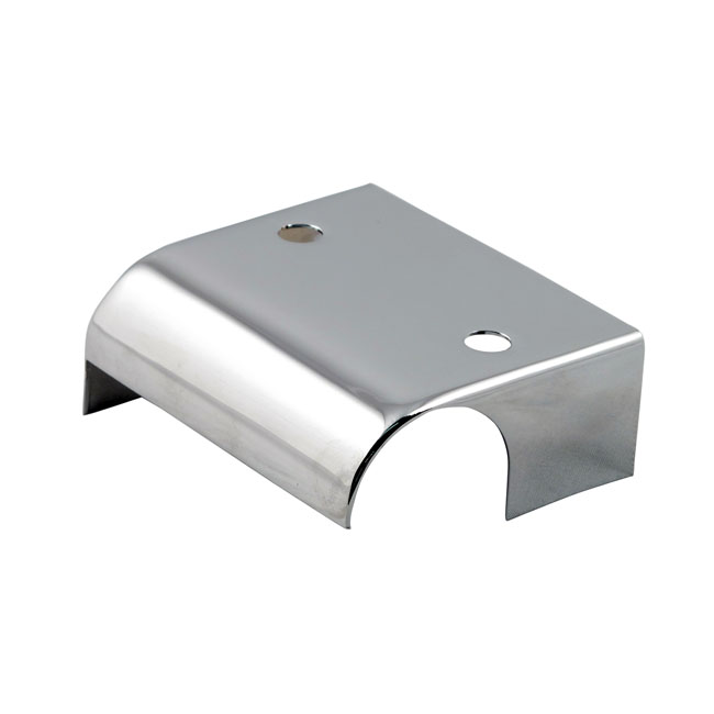 Rear master cylinder cover. Chrome - 86-87 FLSTC; 82-E87 XL Sportster