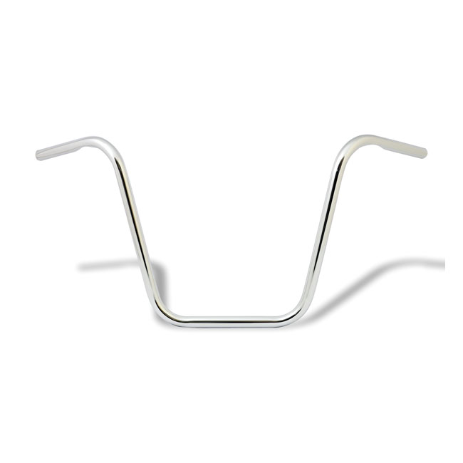 Apehanger handlebar, 16" rise, 1" chrome - 82-22 H-D (exkl. 08-22 e-gasspjäll) med 1" I.D. stigare