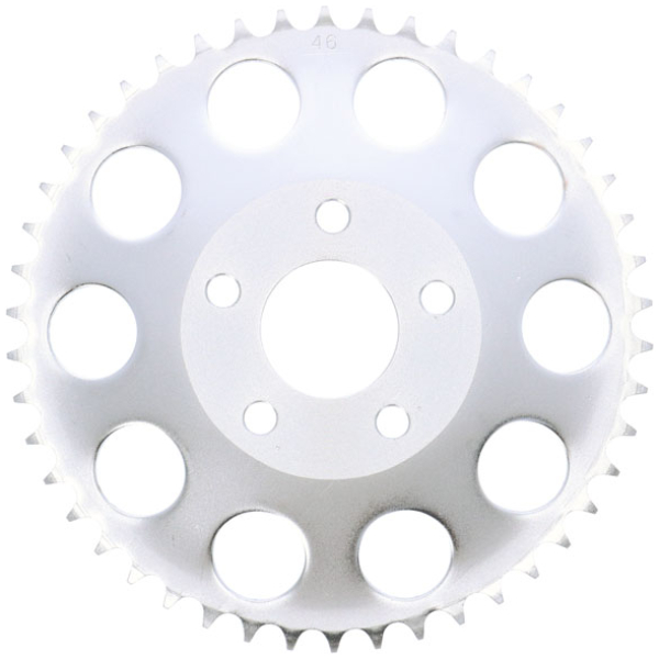REAR SPROCKET, ZINC. 46T - 82-85 FXR; 73-99 stil offset chop