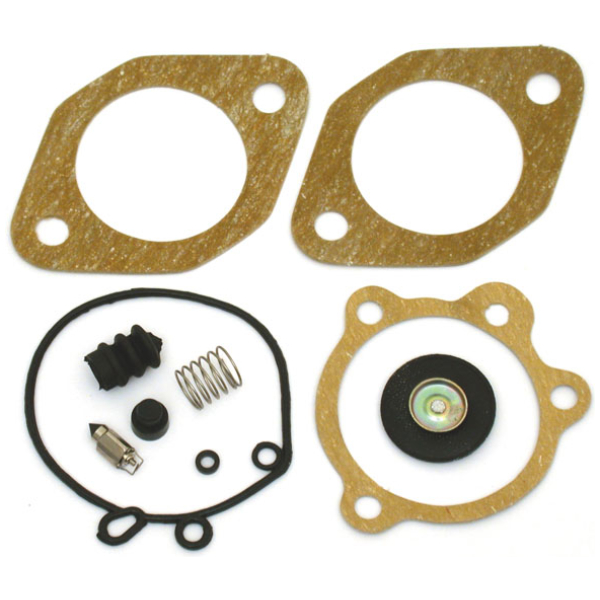 Keihin butterfly carb rebuild kit. 83-89 - 84-89 Big Twin; 83-87 XL Sportster. Med OEM Keihin fjärilsförgasare