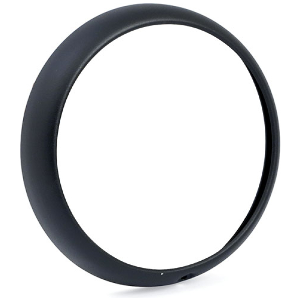 Outer trim ring assembly, FL headlamp. Black wrinkle - 60-84 FL, FLH
