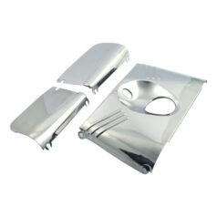 Fork panel kit 3-piece. Stainless - 49-84 FL