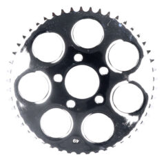 530 chain conversion rear sprockets 49t - 00-24 Big Twin; 00-22  XL Sportster (Exkl. 08-24 FLT/Touring; 02-17 V-Rod).