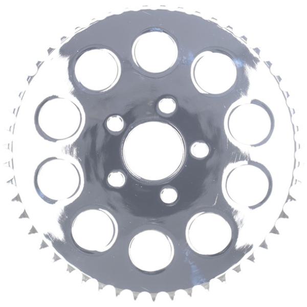 Chain conversion rear sprocket 51t. Chrome - 86-92 XL Sportster ; 92-99  XL vid omvandling till kedja från rem till bakre kedja.