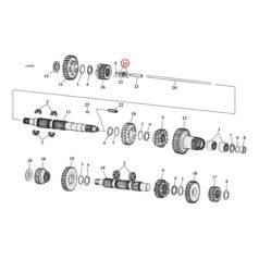 Thrust washer, clutch throw-out bearing - 18-24 Softtail; L75-17 Big Twin; 21-24 FLT/Touring & Trikes (exkl. 15-17 Big Twin med slir- och assistanskoppling; 2017 FLT/Touring)