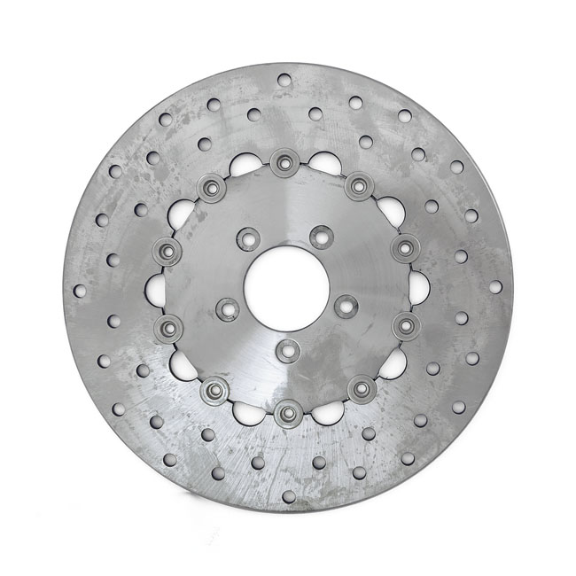 Reproduction 300mm od brake rotor. Front - Fram: 15-24 Softail (exkl. 2017 FXSE); 06-17  Dyna (exkl. 2017 FXDLS); 08-24 FLT/Touring (exkl. 23-24 FLHXSE, FLTRXSE; 2024 FLTRXSTSE; 2024 FLHX, FLTRX); 09-24 Trikes; 14-22  XL Sportster. (Endast modeller med 3,25" hål för bultcirkel) (monteringsstil 'B')