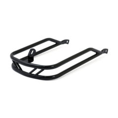 Touring fender rail, front. Black - 80-13 FLHR/C, FLT/Touring; FLHT/C/CU/K; 80-93 FLHS; 09-13 FLHTCUTG
