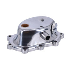Transmission end cover. kickstart. Polished - 36-86 4-växlad OHV & Flathead Big Twin (kickstart & elstartmodeller)
