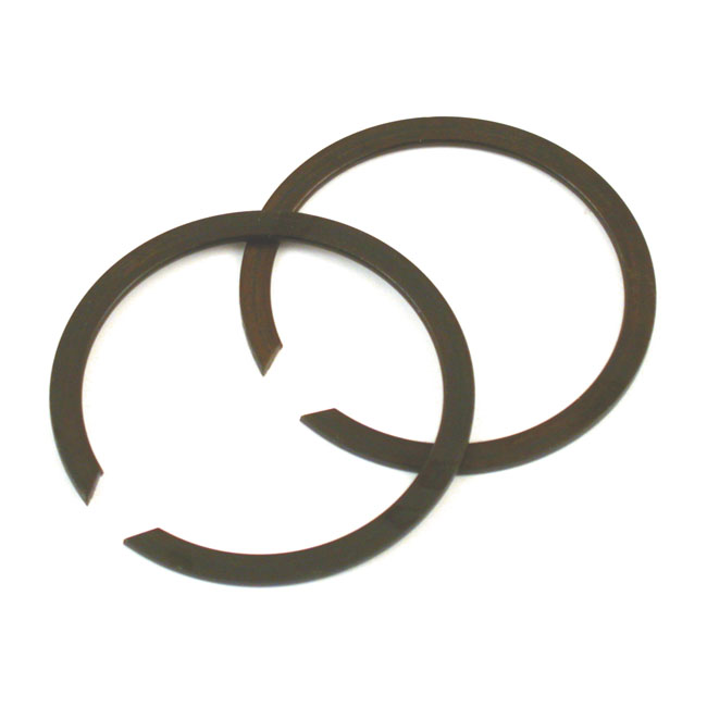 Retaining rings, exhaust flange - 84-24 Big Twin; 86-22  XL Sportster; 08-12  XR1200; 87-10  Buell XB; 07-up S&S X-Wedge-motor