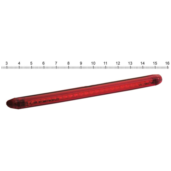 LED taillight string, red lens - Universal