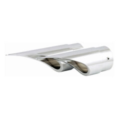 Scalloped 2 1/4" exhaust tip set - 2-1/4" avgasrör