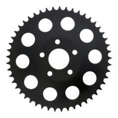 REAR SPROCKET, BLACK. 49T - 82-85 FXR; 73-99 stil offset chop