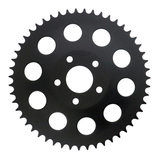 REAR SPROCKET, BLACK. 51T - 82-85 FXR; 73-99 stil offset chop