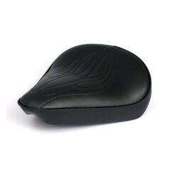 Fitzz, custom solo seat. Black Flame. Large. 6cm thick - UNIVERSAL